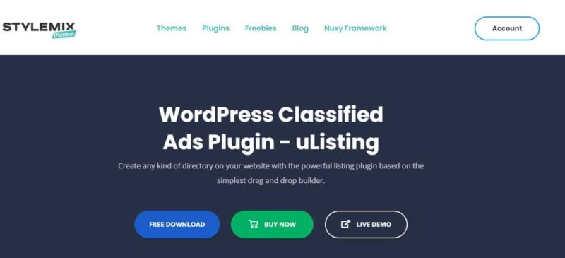 WordPress Classified Ads Plugin - uListing