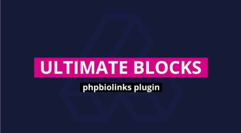 11 Ultimate Blocks Pack - Plugin for phpBiolinks
